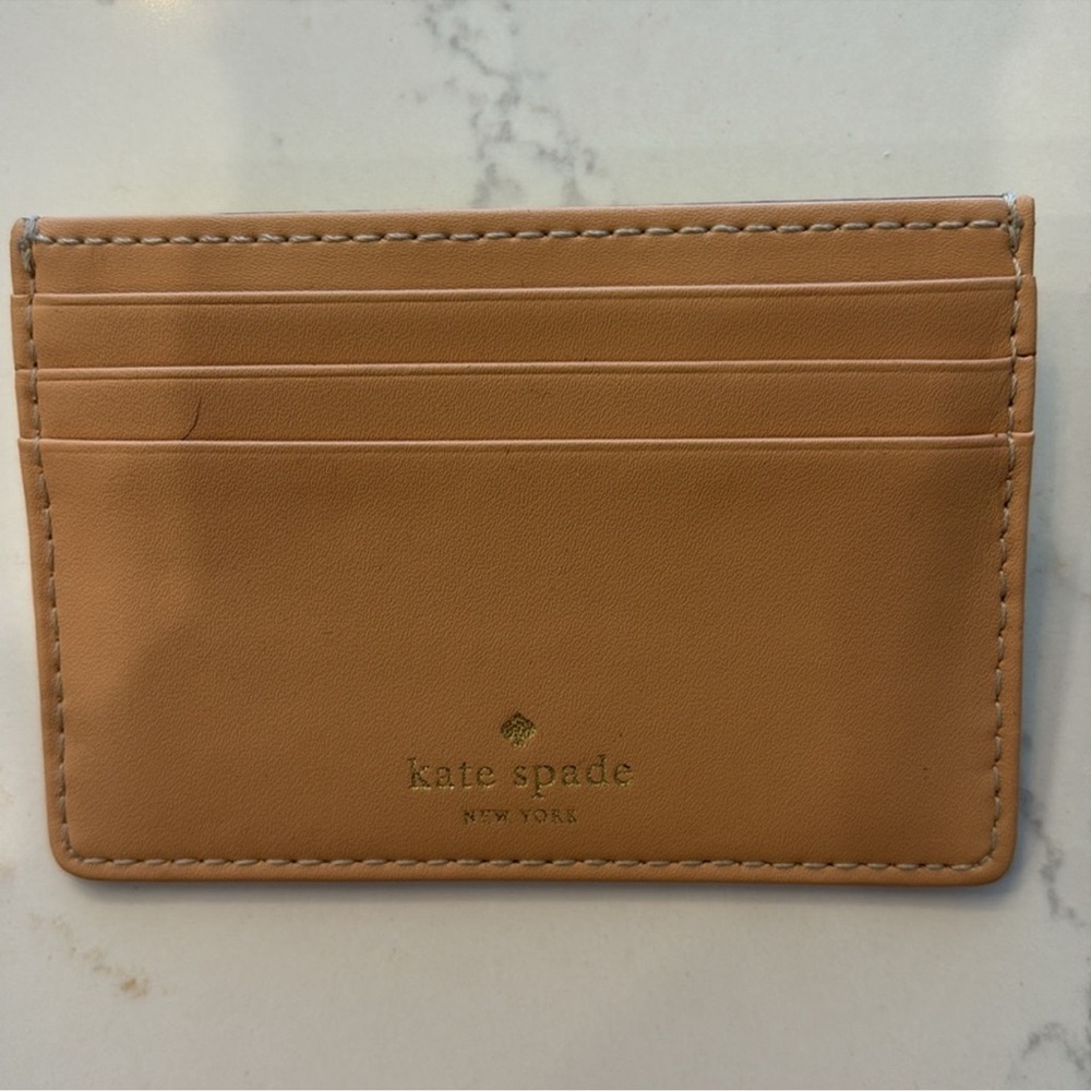 Kate Spade Vibrant Yellow Card Case - Picture 2 of 4